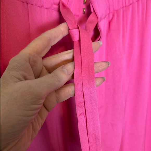 $395 A.L.C. Barbie pink drawstring Allie Pant, Pink size 10 NWOT - Picture 4 of 8